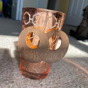 Wood Burned Earrings